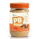 PBPow Pure Peanut Butter Powder | 100% Peanuts, Unsweetened, Unsalted, Gluten Free, No GMO | 80% Less Fat | Healthy Snacking For Kids, After Gym, Breakfast| 122g Protein in 227g Pack Of 1 gallery image