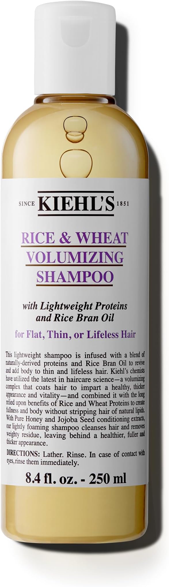 Rice and Wheat Volumizing Shampoo - Full Size Bottle 8.4oz (250ml)