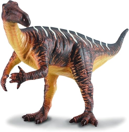 CollectA Prehistoric Life Iguanodon (marrón) Figura de dinosaurio de vinilo