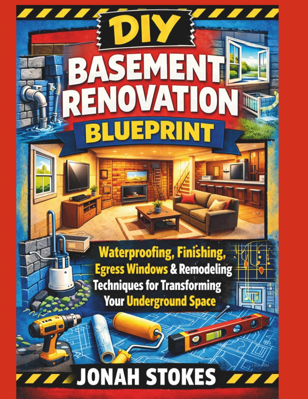 Basement Renovation Blueprint: Waterproofing, Finishing, Egress Windows & Remodeling Techniques for Transforming Your Underground Space (The Workshop Expert Series)