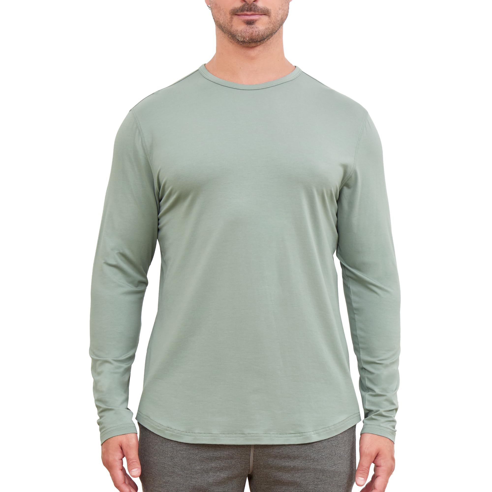 Men's Ultra Soft Long Sleeve Bamboo Viscose T-Shirt