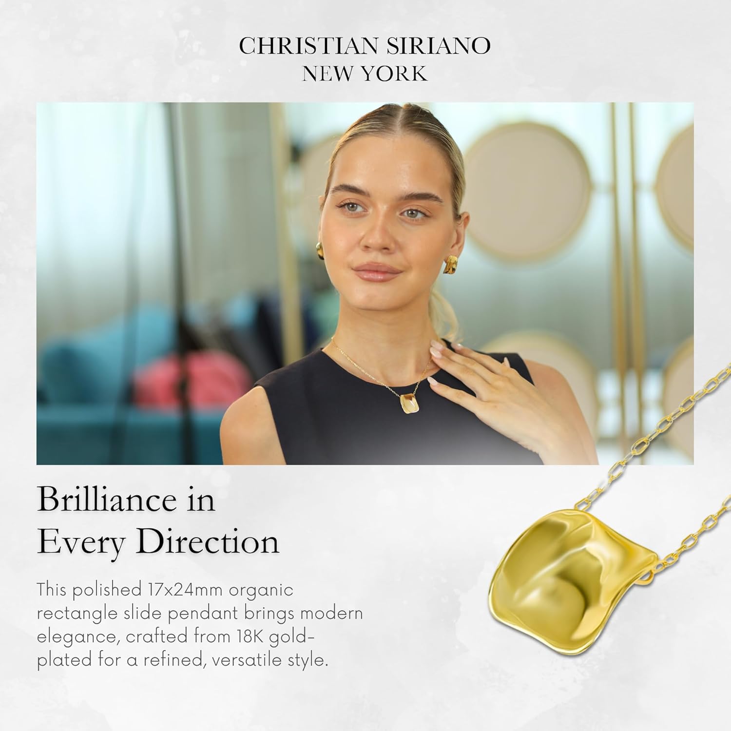 Christian Siriano New York Jewelry – Pendants – Pure & Gold Plated Sterling Silver