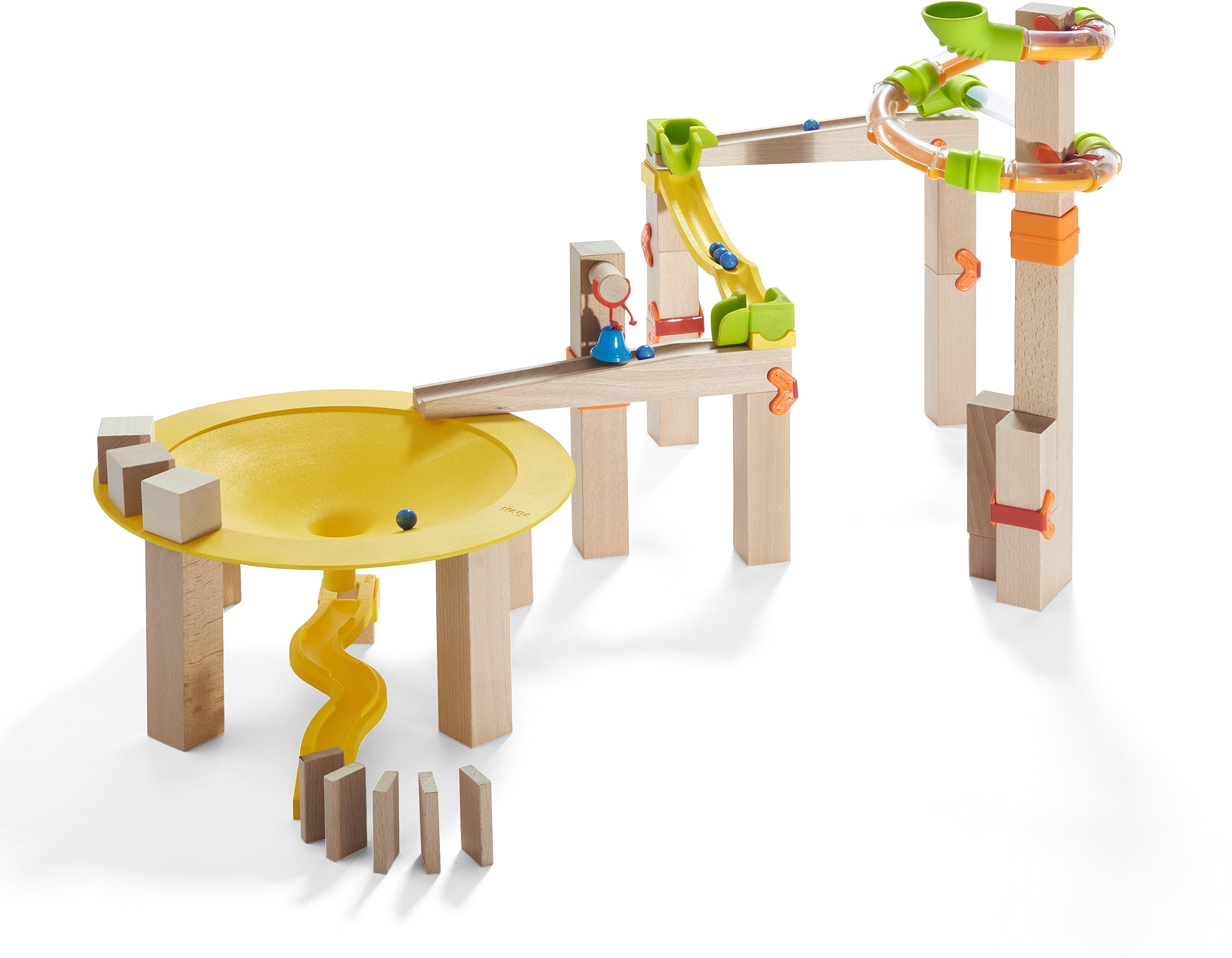 Amazon.com: HABA Ball Track Basic Pack Funnel Jungle - Wooden