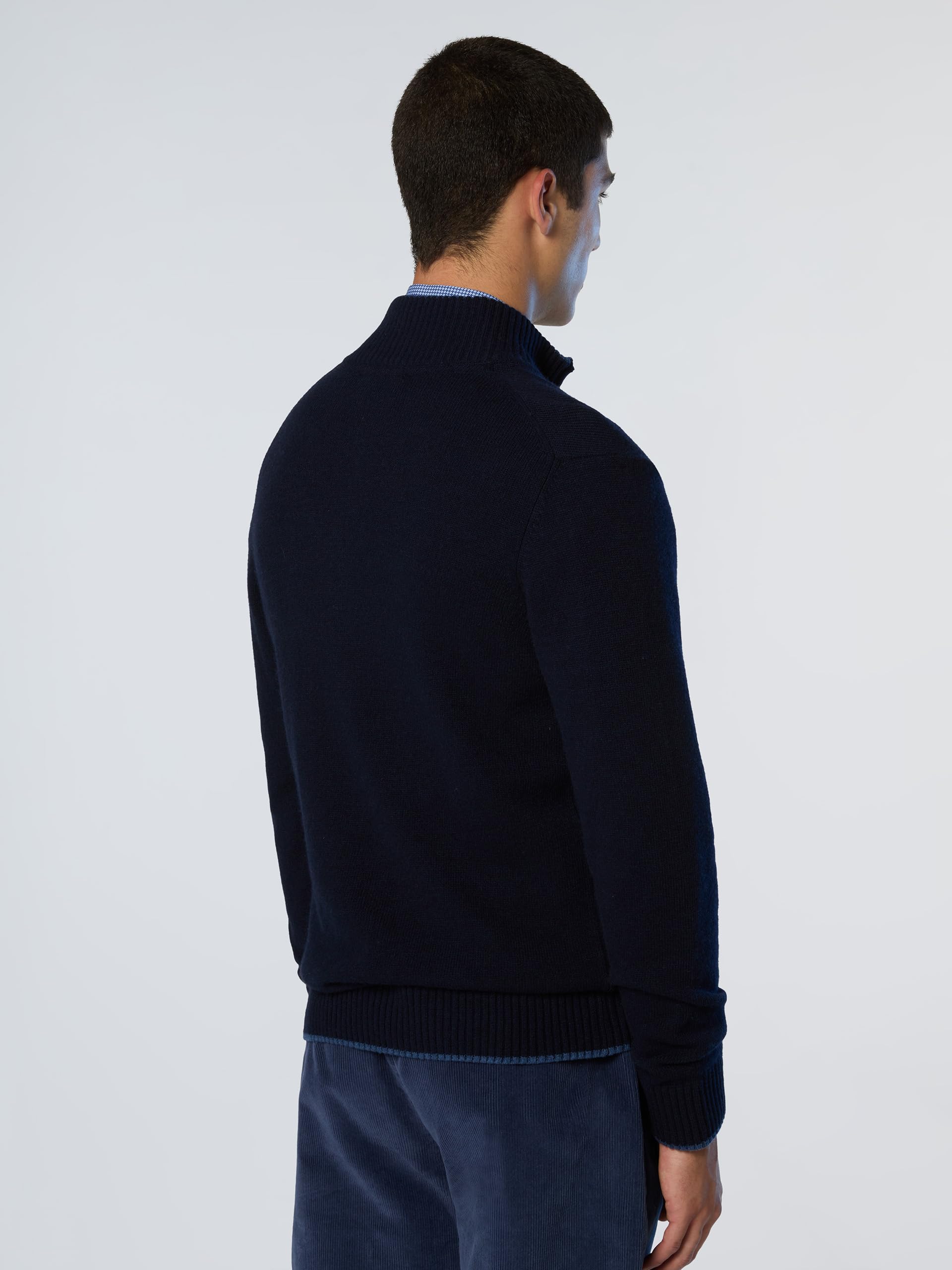 NORTH SAILS Cardigan Uomo in Misto Cashmere con Zip