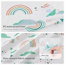 Blissful Diary 30 Pcs Toilet Seat Covers Disposable for Toddlers & Adults, Extra Large Waterproof, Portable Package for Travel, Kids Potty Training