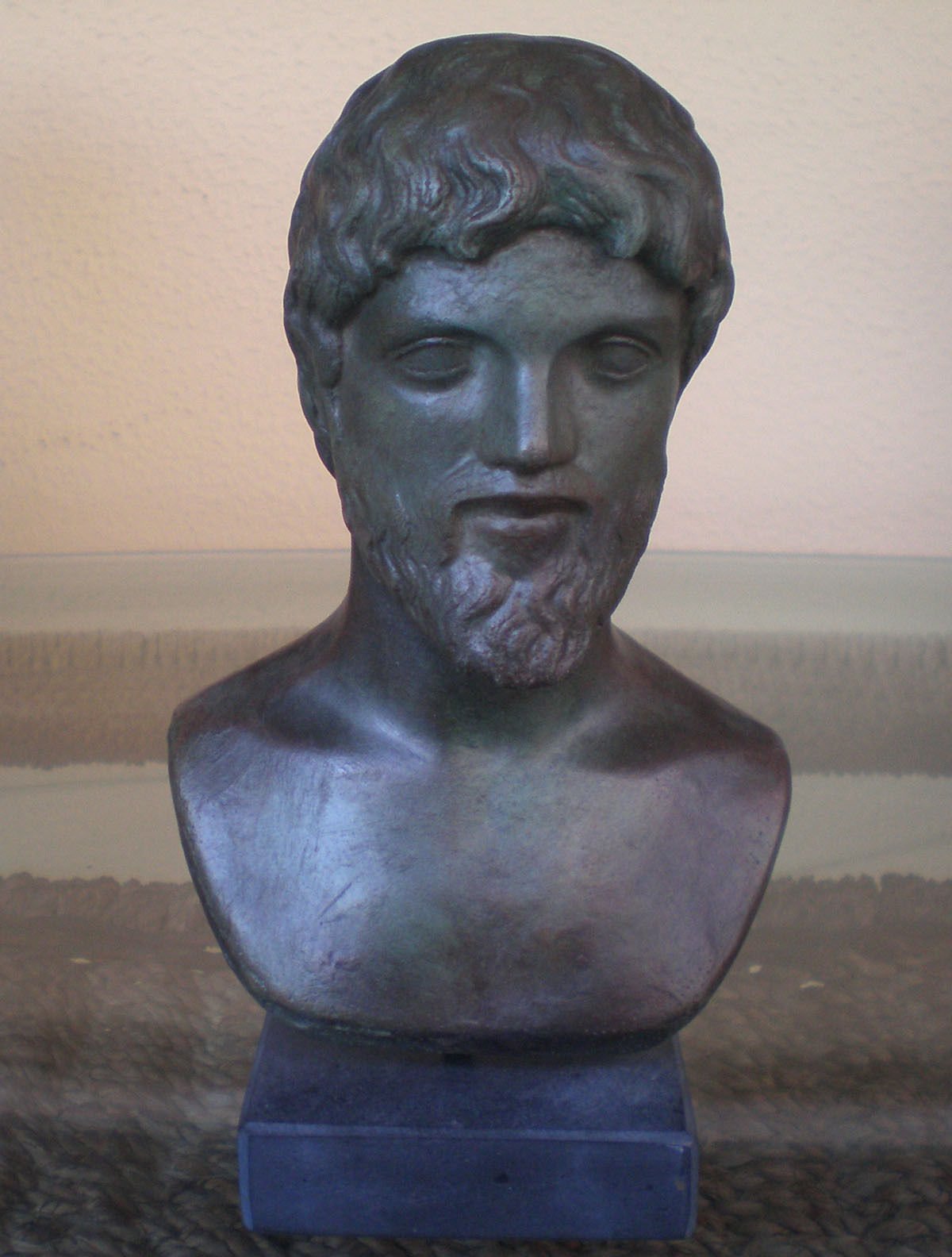 Estia Creations Aristotle Bust - Greek Philosopher - Aristoteles - Bronze Effect