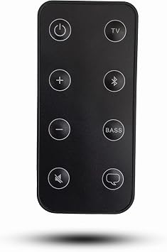 Replacement Remote Control for Bose Solo 5 10 Sound Bar Soundbar Series 2 ii; Solo 15 Series II 732522 418775 431974 TV Speaker