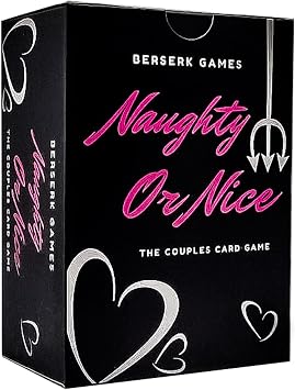 Naughty or Nice Couples Card Game - Game for Date Night, Flirty Questions & Dares for Couples, Fun Romantic Game for Two, for Valentines & Anniversaries