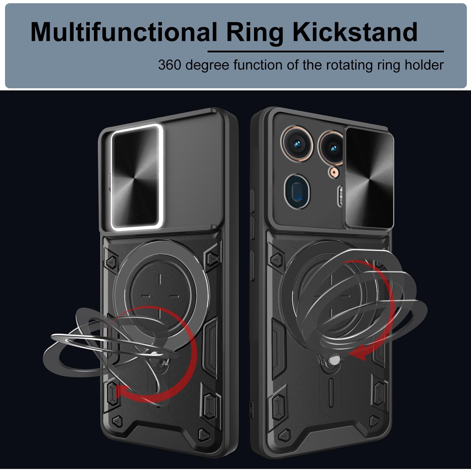 KZIOACSH Case for Motorola Edge 50 Ultra 5G - Image 4