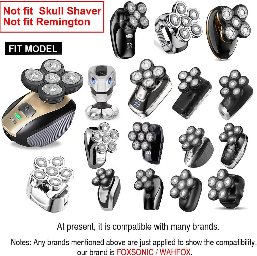 Upgraded 5-Blade Shaver Replacement Heads - Electric Razor Shaver Heads - Image 3