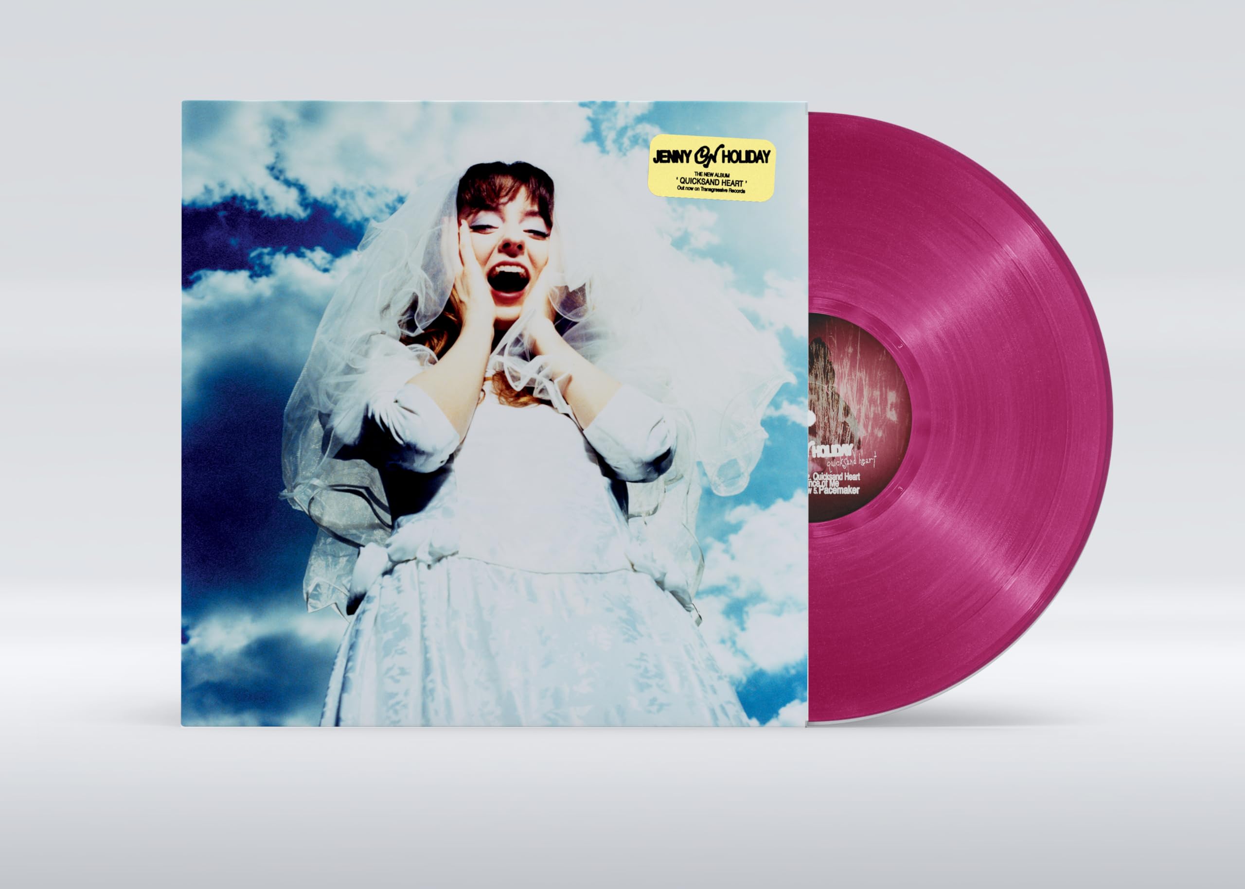 JENNY ON HOLIDAY - Quicksand Heart - Vinyl (transparent magenta vinyl LP)