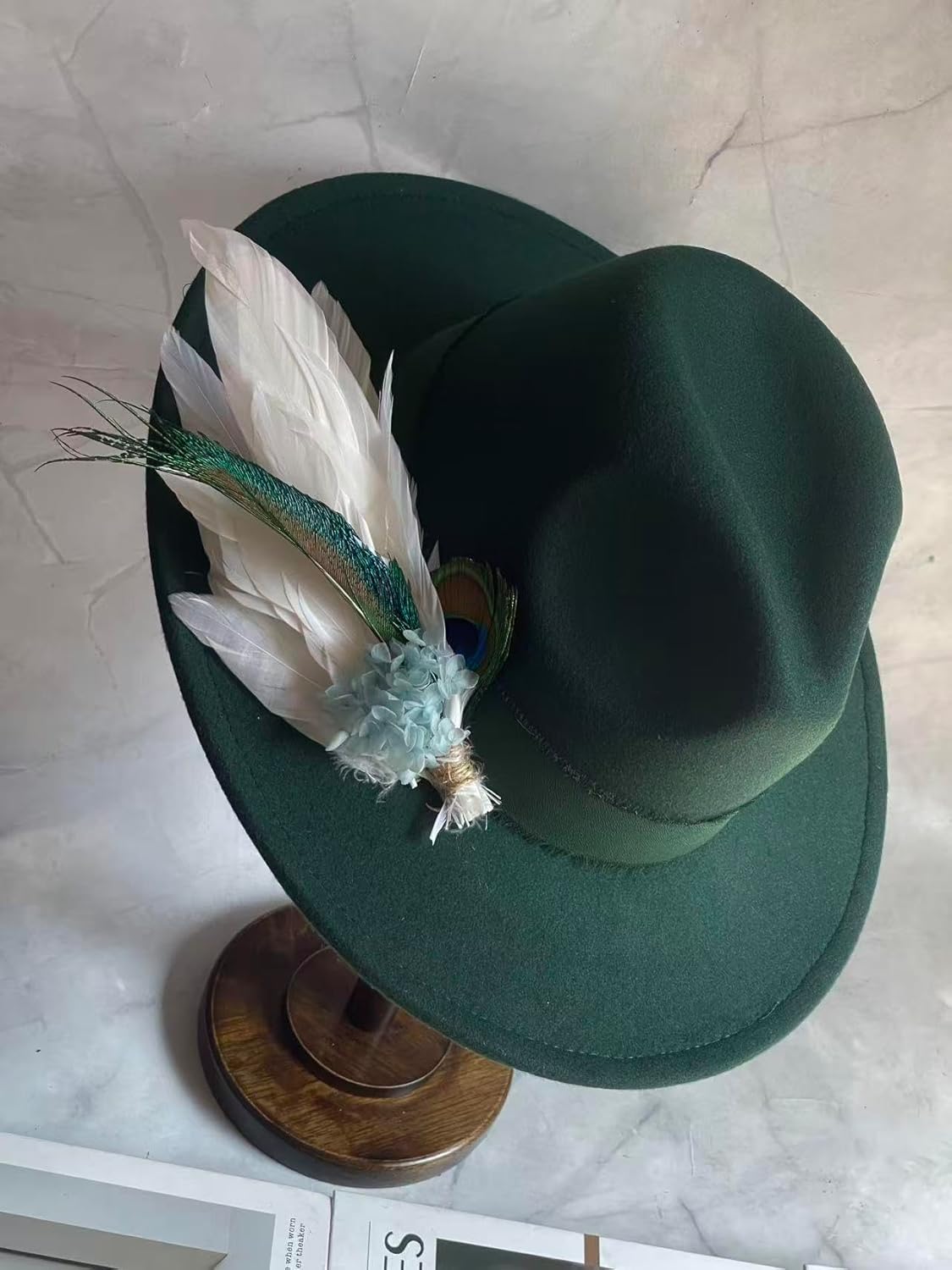 Wide Brim Women Fedora Hat- Panama Dress Hats for Party 2025 - Image 8