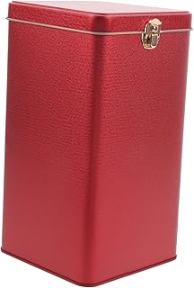 Didiseaon Container with Lid Candy Jars with Lids Candy Jar with Lid Snack Containers Candy Container Tea Jar Candy Canister Home Candy Jar Home Tea Holder Dried Fruit Jar Metal Universal