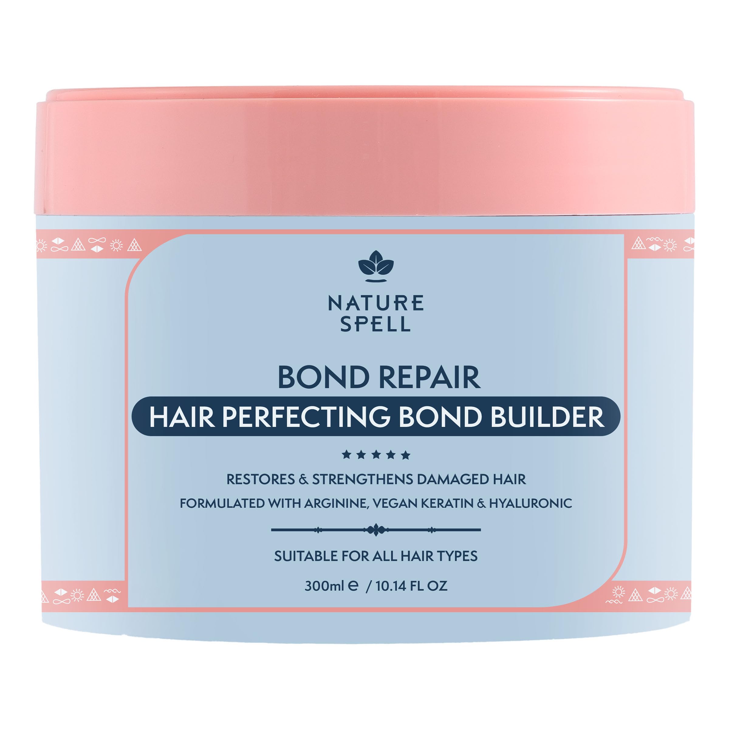 Bond Repair Builder Pre-Shampoo Treatment, Repairs Damaged Hair, Enriched with Arginine, Keratin and Hyaluronic Acid, Vegan, 300ml
