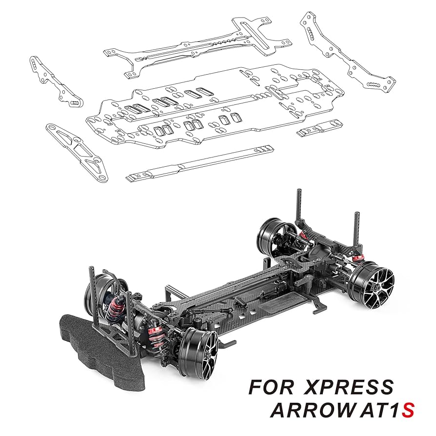 ホビーラジコン XPRESS  AT1 Amazon | XPRESS ARROW AT 1 S RC 1：10ワゴン用炭素繊維と
