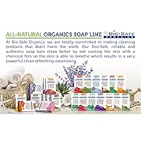 Vista 7 de Bio-Safe Organics Jabón orgánico hecho a mano Pink Grapefruit Paradise, barra de champú exfoliante, aceites esenciales e ingredientes orgánicos