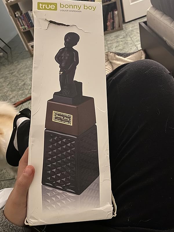 | True Bonny Boy Liquor Dispenser, Beverage Drink, Wine, Whiskey and Alcohol Accessories for Home Bar, Gag Gift, Set of 1, 16oz Novelty And Amusement Toys Liquor Decanters 32 71nuGF89UTL. SY800