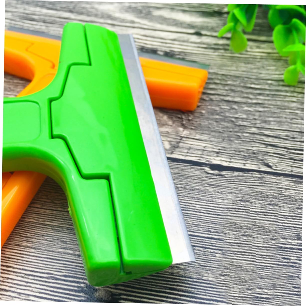 VOSAREA 5pcs Cleaning Glass Wall Putty Marble Scraper Large Plastic Handle Comfortable to Hold Scraper Tool for Kitchen Wall Cleaner Random Color