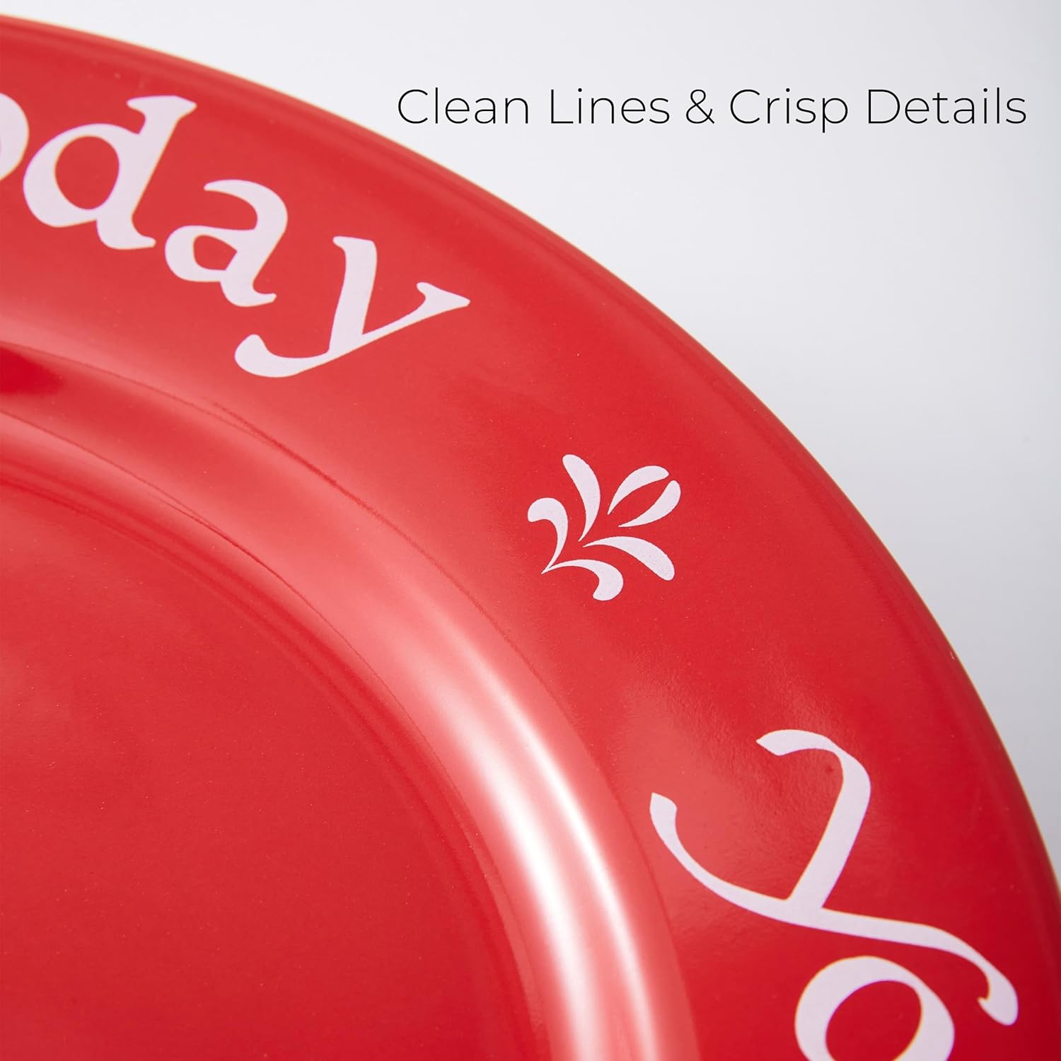 You Are Special Today Red Plate – 10.63-Inch Ceramic Celebration Plate for Birthdays, Weddings, Anniversaries, Baby Showers, Graduations, and Life’s Milestones – Classic Red Keepsake Dish