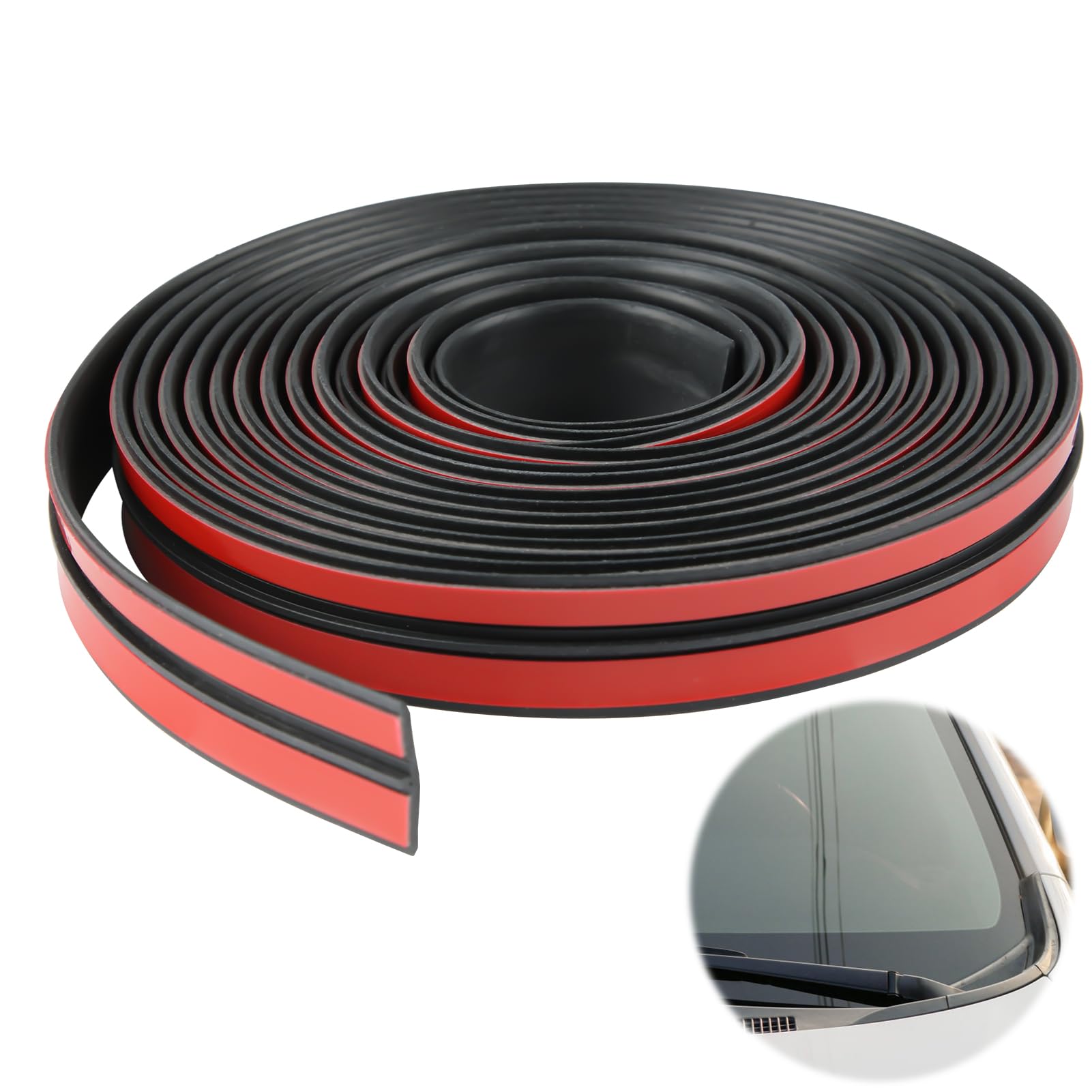 Guarnizione Per Porta Autoadesiva In Silicone, 23 Piedi, Per