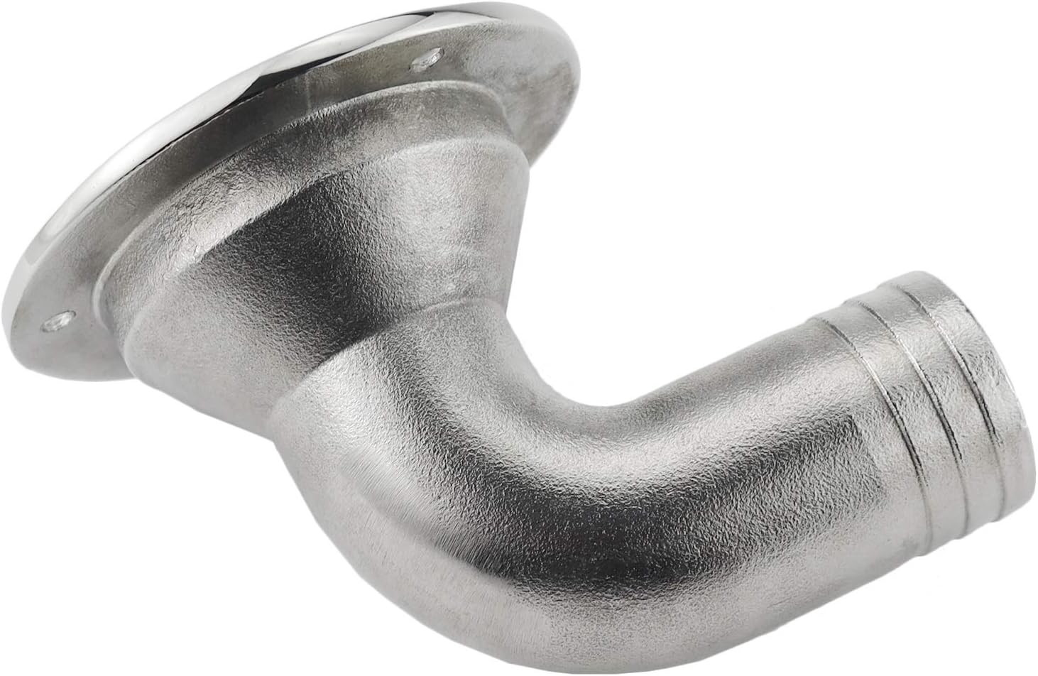 NRC&XRC Stainless Steel 316 Inseperatable Style Marine Deck Drain Boat Deck Drain1 1/2 Inch (38MM) or 1-1/4in(32MM) 90 Degree Floor Deck Drain Scuppers W/Screws