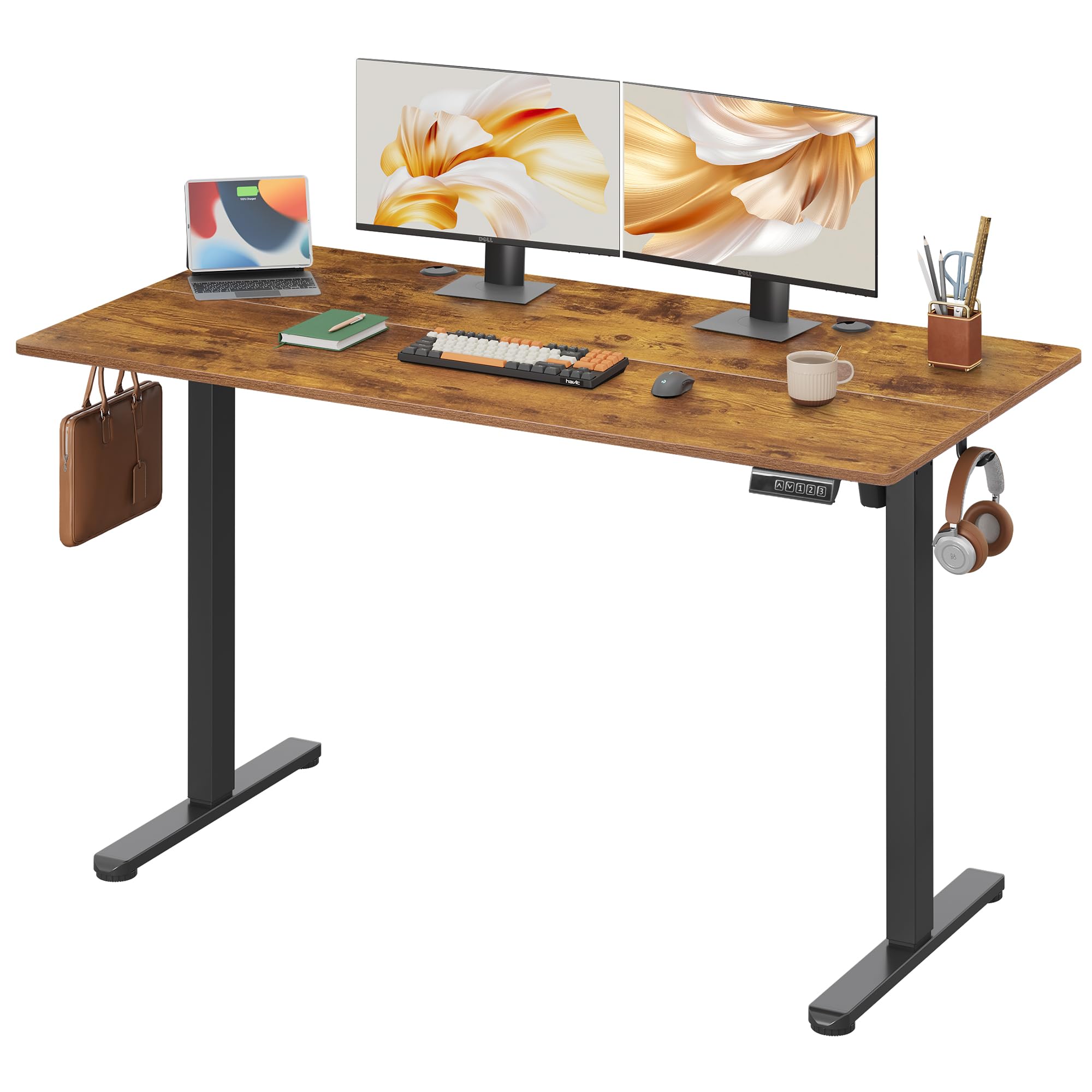 Amazon.com: DEVAISE 55 Inch Electric Standing Desk, Adjustable
