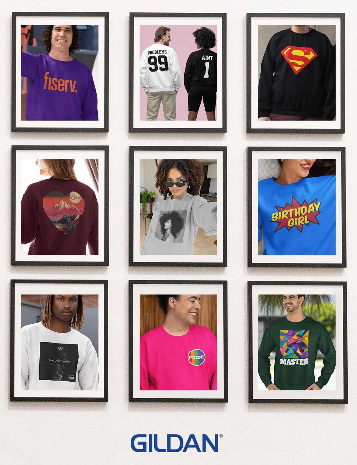 Gildan Custom Crewneck Sweatshirt - Personalized Heavy Blend Unisex Adult Pullover - Add Your Image, Text, or Photo - Image 3