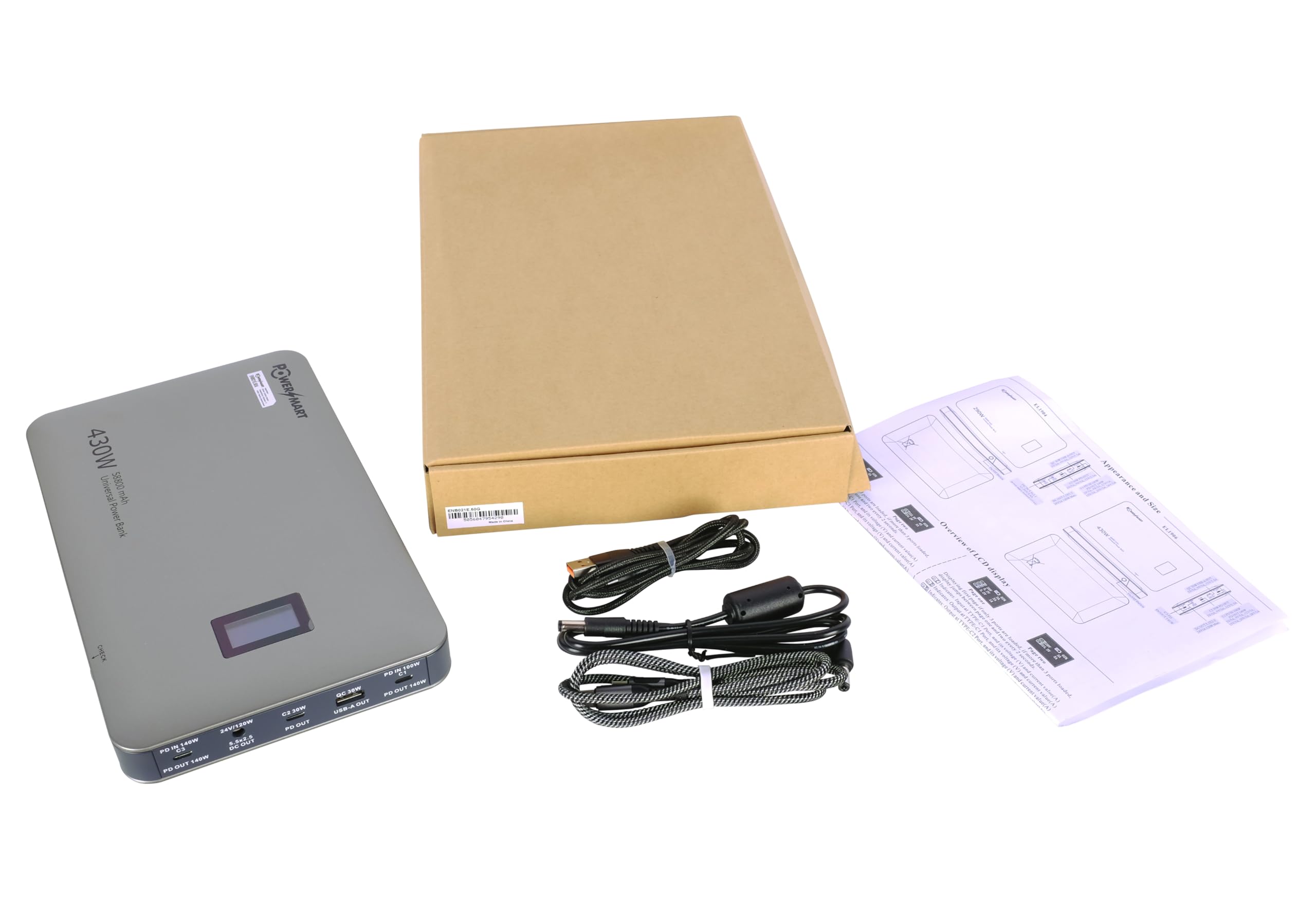 PowerSmart Power Bank 58800mAh Universal Externa Batería Cargador para PDA, Tableta, UMPC, Netbook & MID, Apple MacBook Pro Air iBook