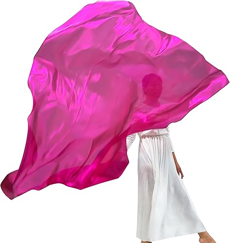 Miniatura 8 de Wuchieal Banderas rectangulares de 53 x 74 pulgadas, banderas de adoración para iglesia de baile, mantos cristianos para danzar, 1 pieza (varilla