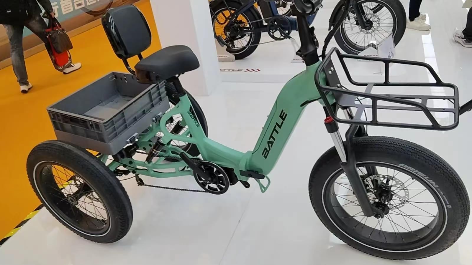 Forcella per Bicicletta 20" con Sospensione per Pneumatici Grassi da 4,0", a Spalla Singola con 1-1/8" Combo Attacco Manubrio, Freno a Disco per Bici da Neve/Triciclo