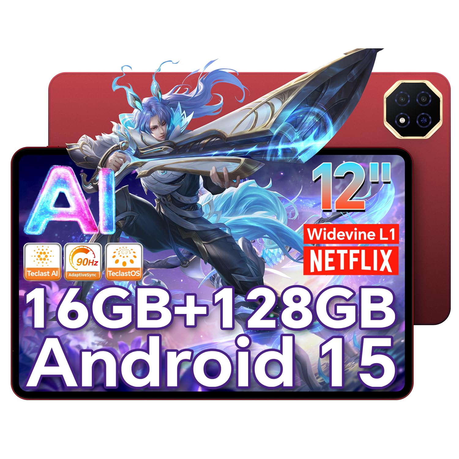 Teclast T60AI Android 15 12インチ タブレット Teclast T60AI Android 15 12 inch Tablet 6GB 128GB