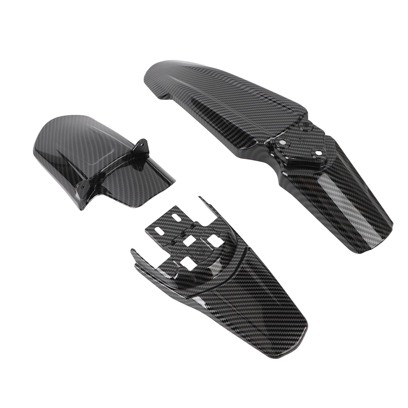 sur-Ron Light Bee X S Garde-Boue ABS Protecteurs de Roues Avant et Arrière pour Débris Pièces de Rechange de Garde de Moto (Style Fibre de Carbone)