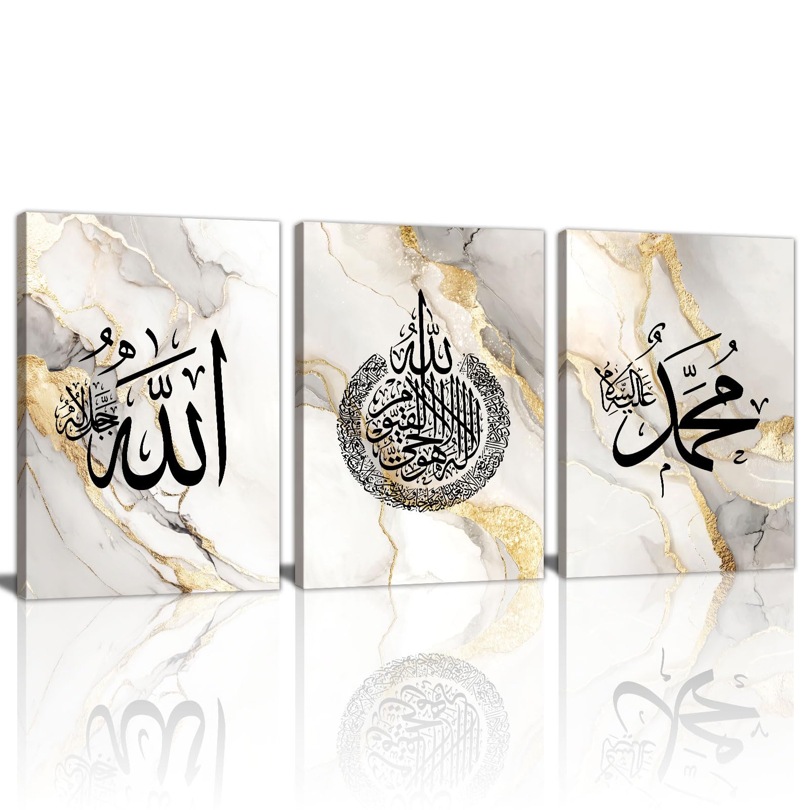 Abstract Mountain Art Prints - 3 Panel Canvas Wall Decor -15