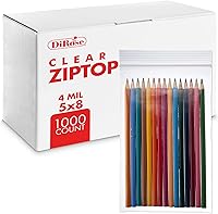 Vista 13 de Dirose Bolsas de polietileno con cierre resellable con cremallera, 6 x 6 pulgadas (1000 unidades), 4 mil, plástico transparente resellable