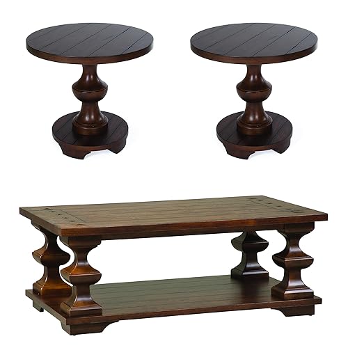 Sedona 3 Piece Set (1-Cocktail 2-End Tables)