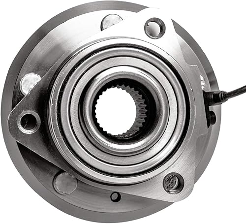 Miniatura 3 de KEYOOG 513276 (5 lengüetas WABS) cubo de rueda delantera y conjunto de cojinetes para Chevy Captiva Sport 07-09 Equinox 2007-2009 Po-ntiac Torrent