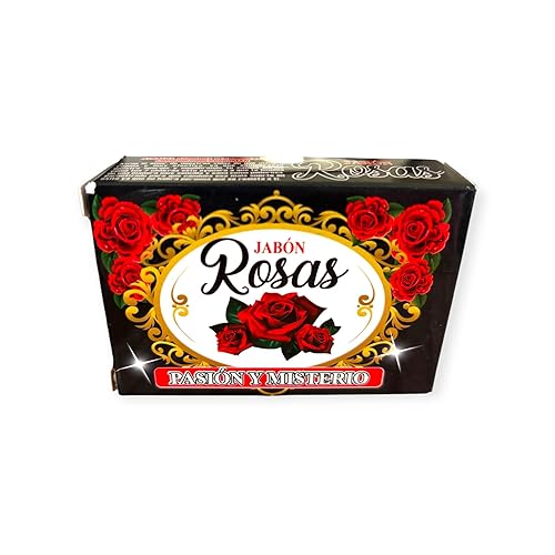 Zoeartcrafts Jabón Esotérico Rosas - 100% natural - Fragancia nutritiva y natural