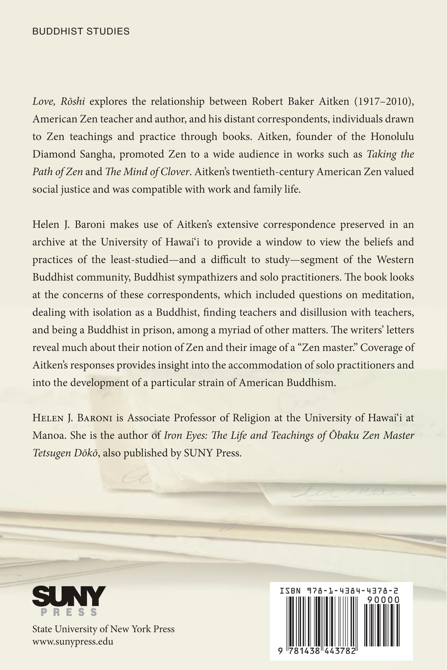 Love, Rōshi: Robert Baker Aitken and His Distant Correspondents      Paperback – July 2, 2013