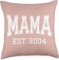 Vista 4 de Mama Est 2004 Custom Mom Personalized Mothers Day Customized Throw Pillow