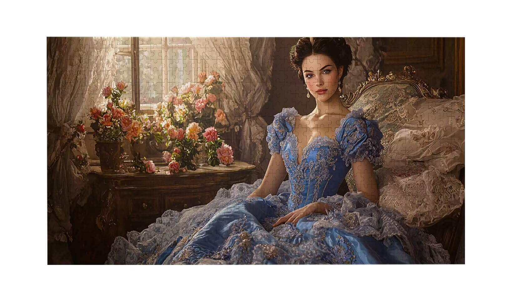 Puzzle de Madera para Adultos 900 Piezas - La Diosa Princesa, Obra de Arte de Juego de Rompecabezas para Adultos, Puzzle de Impresión de Alta Definición Multicolor, Pasatiempo Creativo Regalo b-266