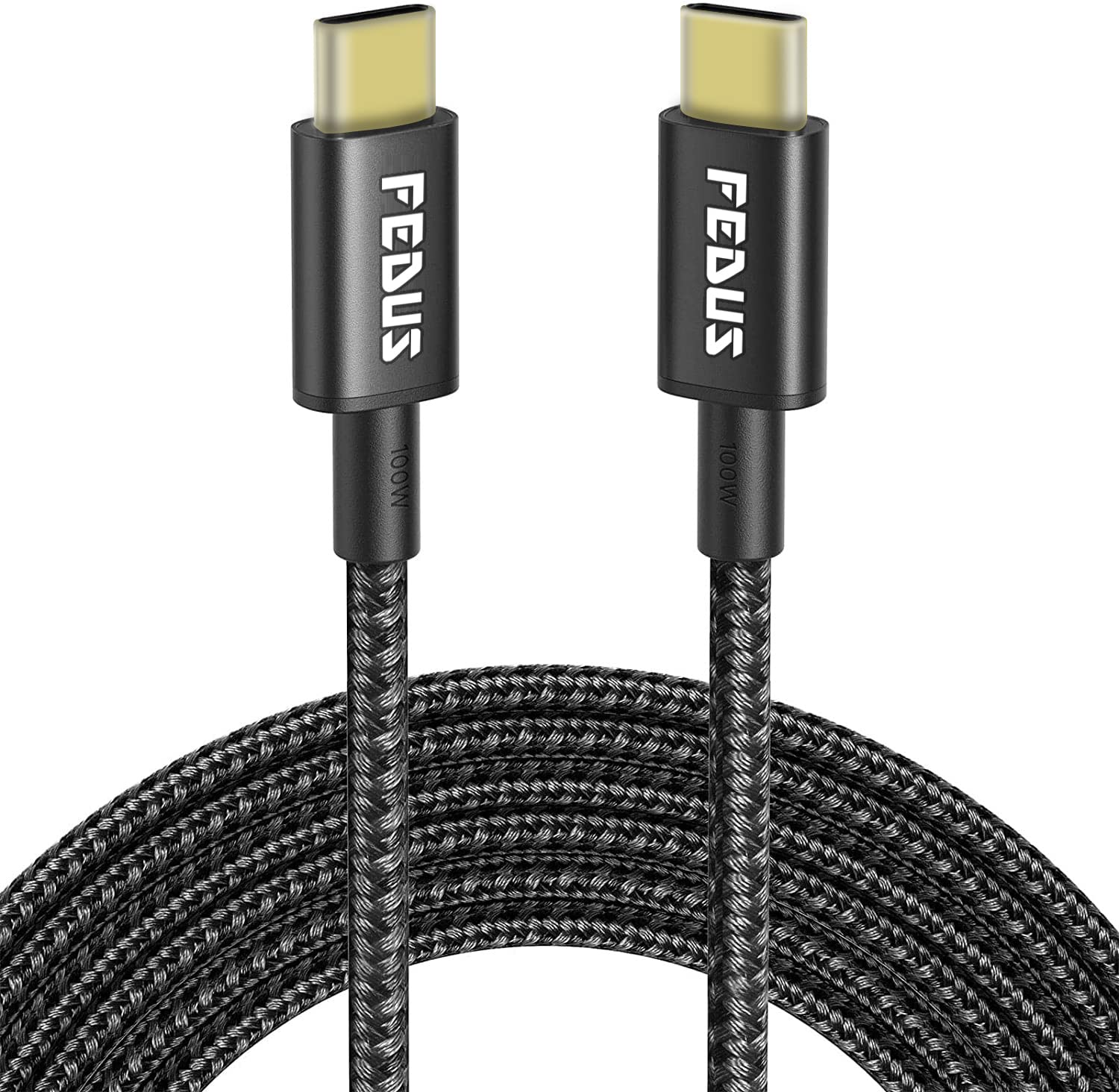 FEDUS 9.8 Feet/3 M Type C to Type C Fast Charging Cable USB 3.0 20V/5A Fast PD Charger 100W Output USB C Braided Cord Compatible with SSD Hard Drive,MacBook,i-Pad,Pixel,Galaxy,TypeC Devices,Black (B08X9H23RD) Amazon Price History, Amazon Price Tracker