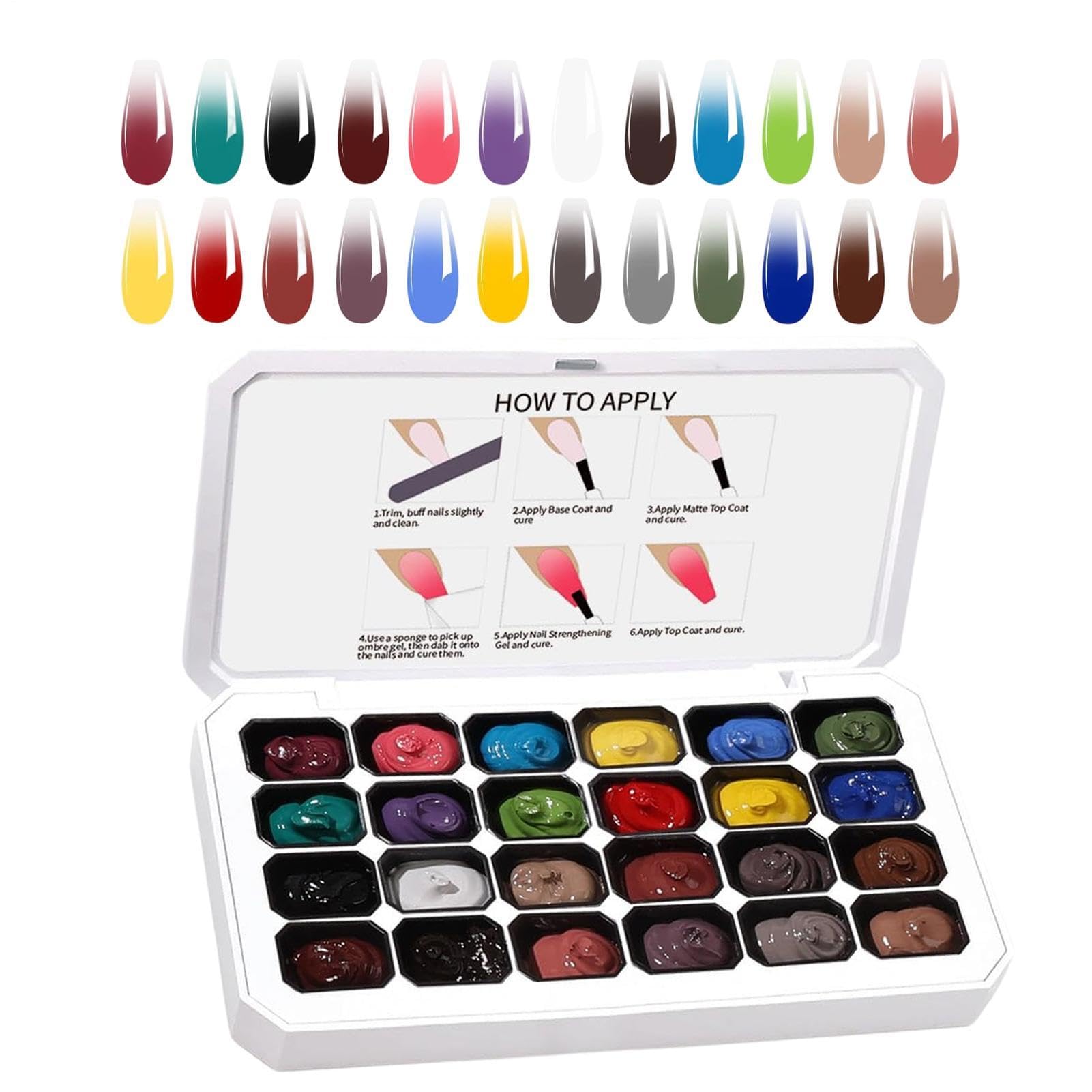 Paleta de esponja de uñas evita errores en pintura y arte esculpido con curado UV y LED rápido 8