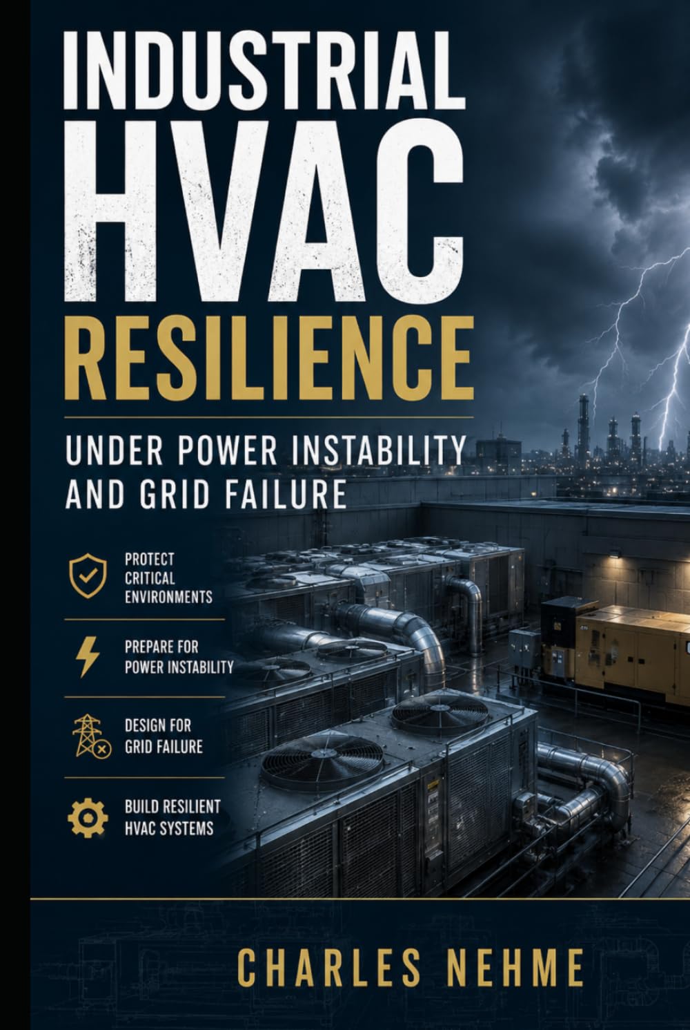 Industrial HVAC Resilience Under Power Instability and Grid Failure