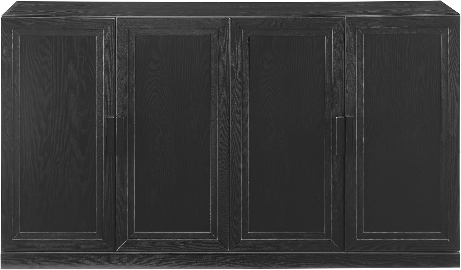 Crosley Furniture Essen Modern Sideboard Buffet Cabinet with Storage, TV Stand, Credenza, Black