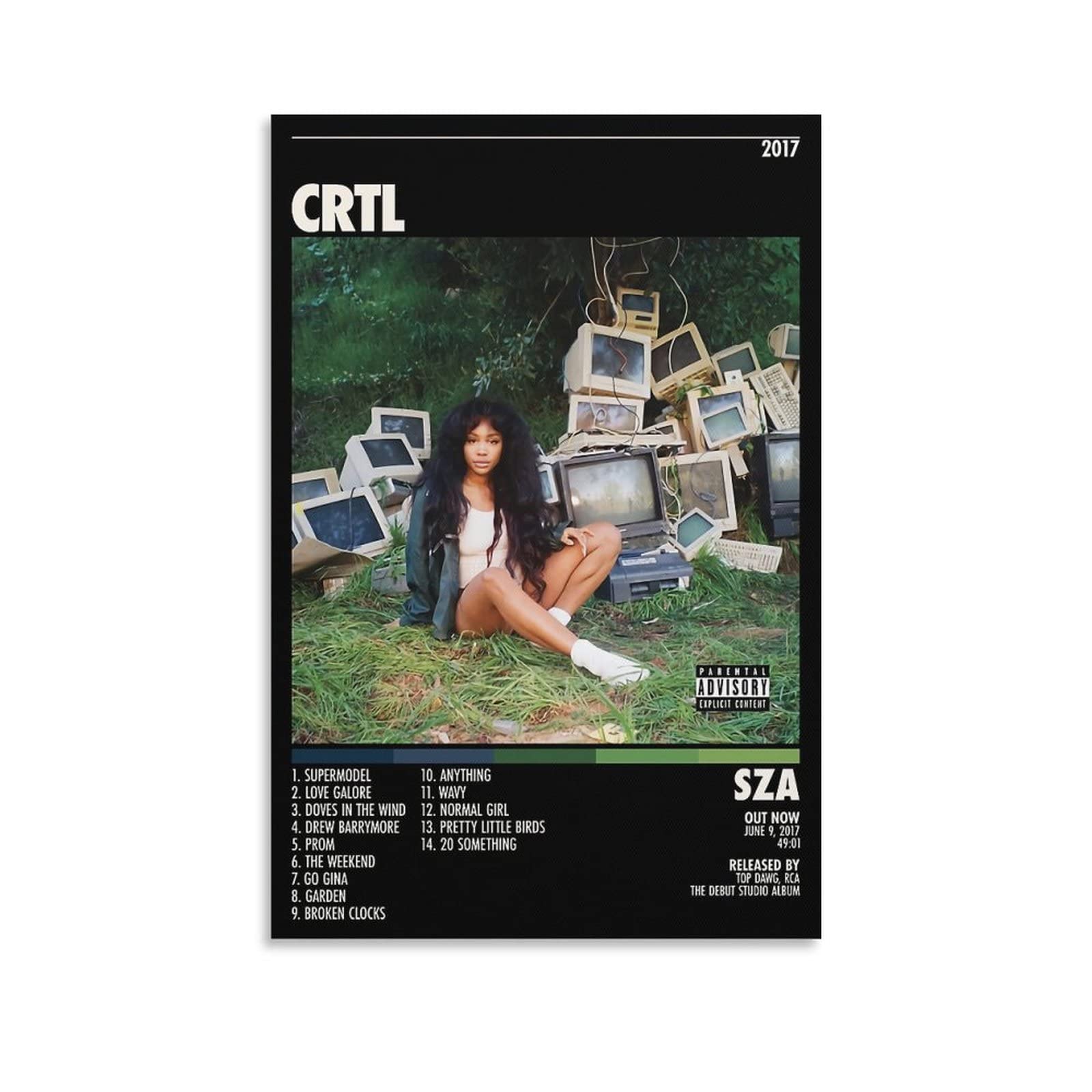 YILin Sza Poster Ctrl Poster Poster for Room Aesthetic Decorative Painting Canvas Wall Art Dorm Office Decor Gift 12x18inch(30x45cm)