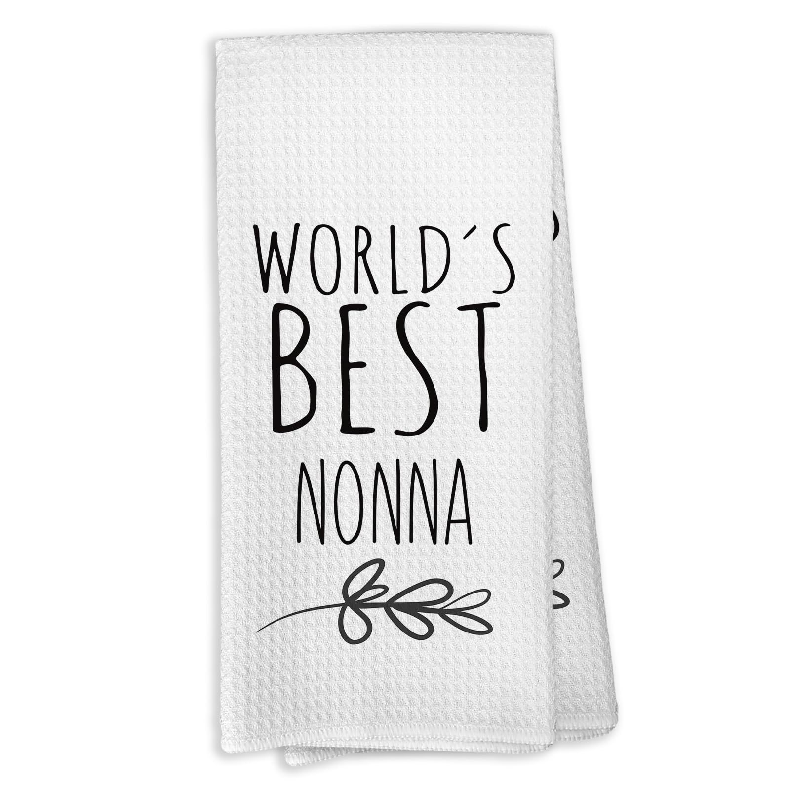 World's Best Nonna Kitchen Towels, Best Nonna Gifts for Grandmother Nonna, Nonna Gifts from Children, Nonna Mother's Day Birthday Gifts Tea Towels Kitchen Hand Towels 16x24 Inch