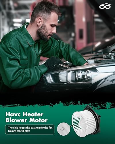 Vista 1363 de SCITOO 700188 Reemplazo del motor del ventilador HVAC con jaula de ventilador para Toyota Tacoma 2005-2015, reemplazo OE - 87103-04043, 87103-04044