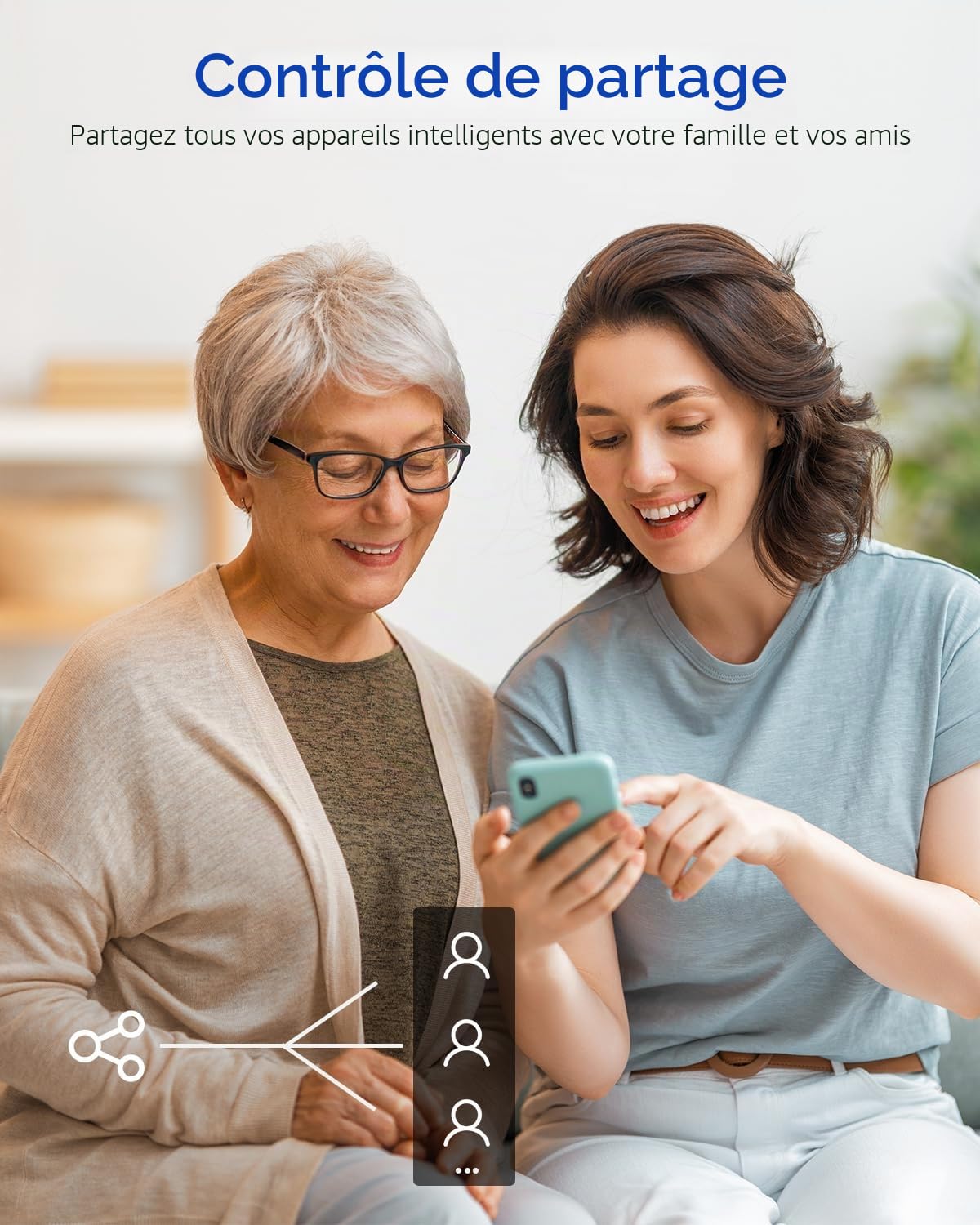 Interrupteur Volet Roulant，80x80mm Contrôle de Pourcentage Interrupteur Compatible avec Alexa/Google Home/Smart Life(Fil Neutre Requis)2pcs