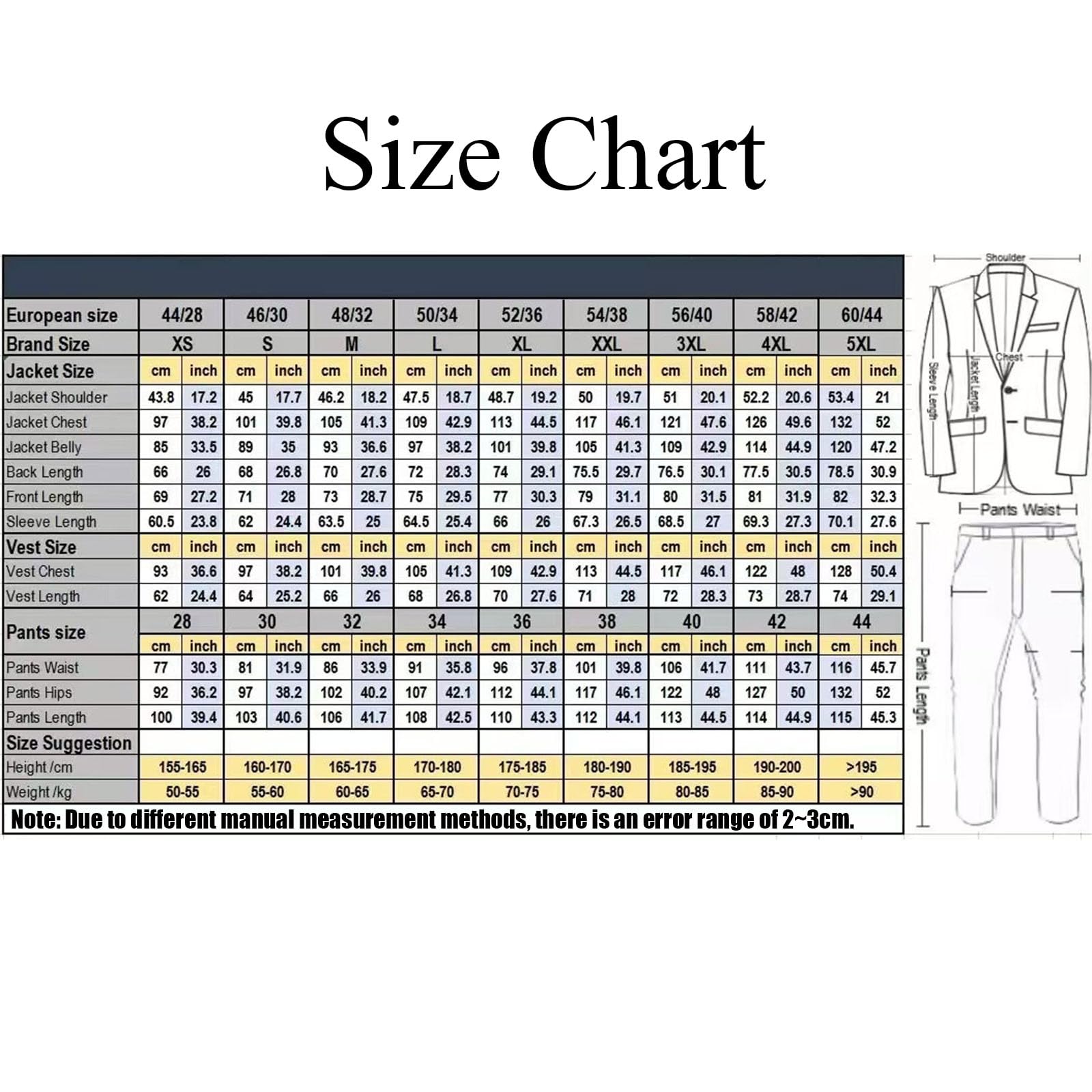 Traje de Hombre de 3 Piezas, Corte Ajustado, Ideal para Bodas, graduaciones, Esmoquin, Traje Formal Negocios (Chaqueta, Chaleco y pantalón).