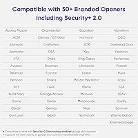 Vista 5 de OCCHI Abridor inteligente de puerta de garaje con cámara, control inteligente de garaje, compatible con Seguridad+ 2.0, detecta el estado